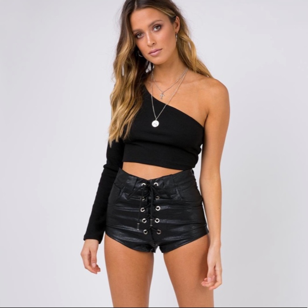 Princess Polly Lace Up Shorts